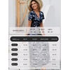 image:imageWEACZZY 2026 Summer Long Dresses for Women Wrap Empire Pleated Waist V Neck Short Sleeve Elegant Maxi Dress with PocketsWhite Navy