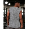 image:imageCHICGAL Mens Tank Tops Summer Sleeveless Muscle Shirts Cotton Loose Fit Tee ShirtsGrey