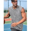 image:imageCHICGAL Mens Tank Tops Summer Sleeveless Muscle Shirts Cotton Loose Fit Tee ShirtsGrey