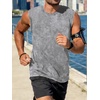 image:imageCHICGAL Mens Tank Tops Summer Sleeveless Muscle Shirts Cotton Loose Fit Tee ShirtsGrey