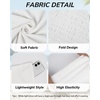 image:imageCHICGAL Summer Dresses for Women Beach Cover Ups Strapless Boho Floral Print Sundress 2026A Solid White