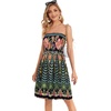 image:imageCHICGAL Summer Dresses for Women Beach Cover Ups Strapless Boho Floral Print Sundress 2026Boho Green Tree