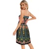 image:imageCHICGAL Summer Dresses for Women Beach Cover Ups Strapless Boho Floral Print Sundress 2026Boho Green Tree