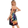 image:imageCHICGAL Summer Dresses for Women Beach Cover Ups Strapless Boho Floral Print Sundress 2026Colorful Tie Dye