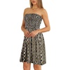 image:imageCHICGAL Summer Dresses for Women Beach Cover Ups Strapless Boho Floral Print Sundress 2026Geometric Pattern