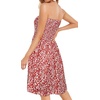 image:imageCHICGAL Summer Dresses for Women Beach Cover Ups Strapless Boho Floral Print Sundress 2026Red Floral Print