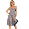 image:imageCHICGAL Summer Dresses for Women Beach Cover Ups Strapless Boho Floral Print Sundress 2026Small Flower 03