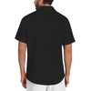 image:imageMens Hawaiian Shirt Short Sleeve Summer Beach Casual Tops Button Down T Shirts with PocketBlack