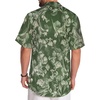 image:imageMens Hawaiian Shirt Short Sleeve Summer Beach Casual Tops Button Down T Shirts with PocketC Armygreen Flower