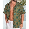 image:imageMens Hawaiian Shirt Short Sleeve Summer Beach Casual Tops Button Down T Shirts with PocketC Sun Print
