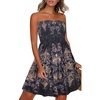 Black Gray Boho Print