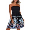 Boho Black Flower