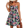 Navy Pink Flower