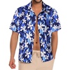 White Navy Floral
