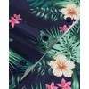 image:imageBig and Tall Mens Hawaiian Shirt Short Sleeve Button Down Shirts Summer Beach Tops with PocketNavy Green Leaves