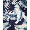 image:imageBig and Tall Mens Hawaiian Shirt Short Sleeve Button Down Shirts Summer Beach Tops with PocketNavy White Leaf