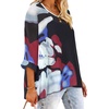 image:imageCHICGAL Womens Beach Cover ups Chiffon Poncho Tops Batwing Sleeve Casual Loose Fit Summer Blouses 2026Halation