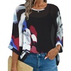 image:imageCHICGAL Womens Beach Cover ups Chiffon Poncho Tops Batwing Sleeve Casual Loose Fit Summer Blouses 2026Halation