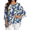 Blue White Floral